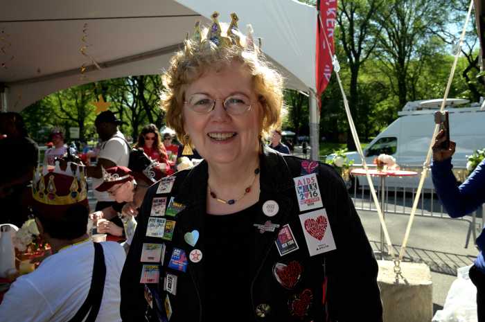 Maureen McNamara has participated in all 40 AIDS Walks — including this one!