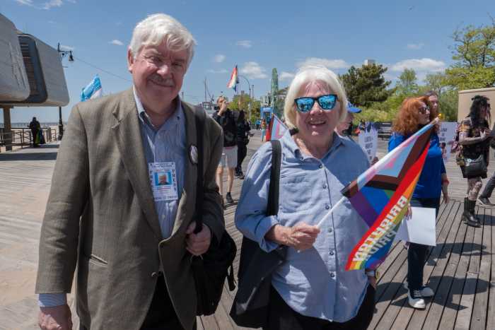 Andy Humm and Ann Northrop of Gay USA.