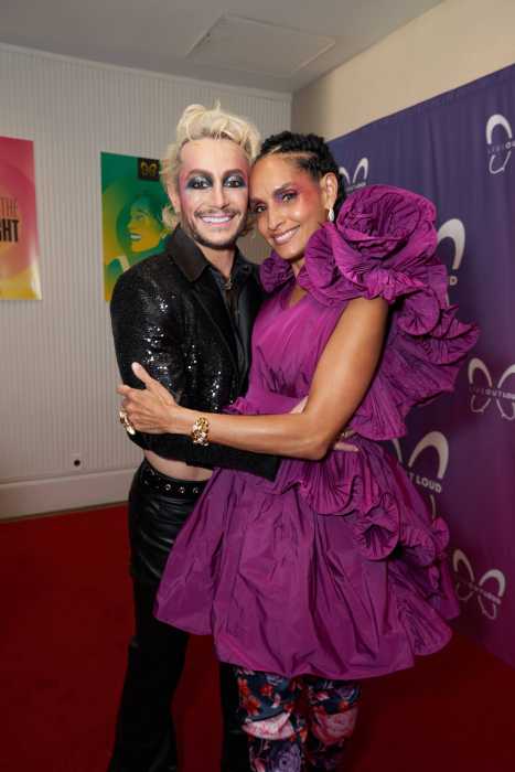 Frankie and Racquel share a moment.