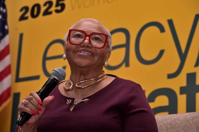 Plenary speaker Debra Fraset-Howze, a logntime public health leader and boar chair of Choose Healthy Life (CHL).