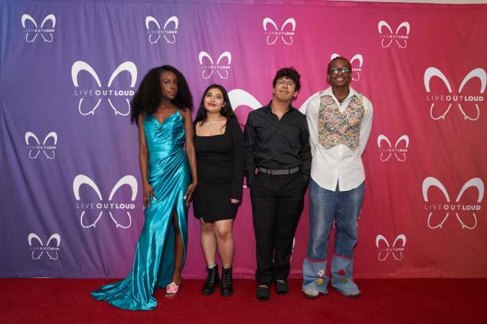 Four local high school students received scholarships as part of this year's Live Out Loud homecoming gala.