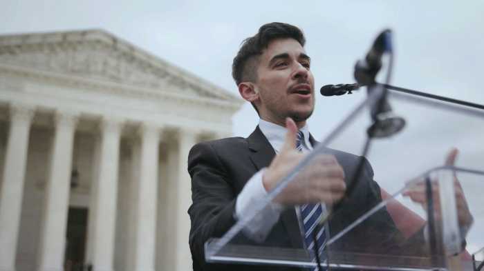 "Heightened Scrutiny" chronicles trans advocate and activist Chase Strangio arguing Supreme Court case United States v. Skrmetti about banning gender-affirming care for youth in Tennessee.