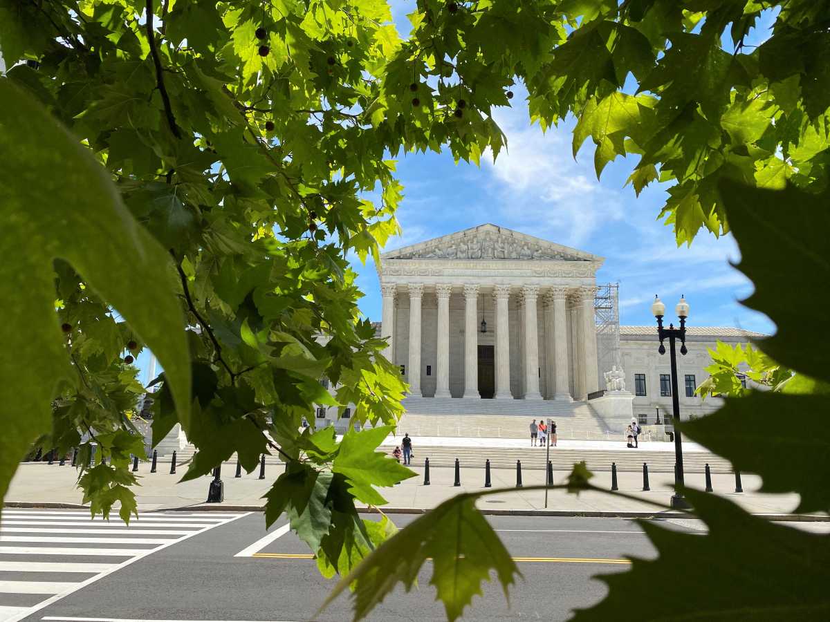 A view of the US Supreme Court building in Washington, U.S., June 1, 2024.