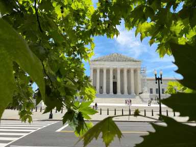 A view of the US Supreme Court building in Washington, U.S., June 1, 2024.