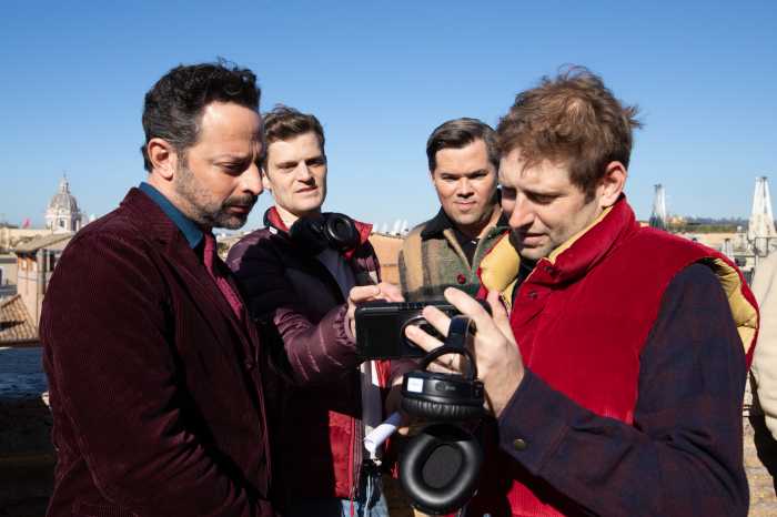 Left to Right: Nick Kroll, David Joseph Craig, Andrew Rannells, and Brian Crano of "I Don't Understand You."