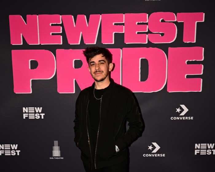 Chase Strangio at the New York premiere of "Heightened Scrutiny."