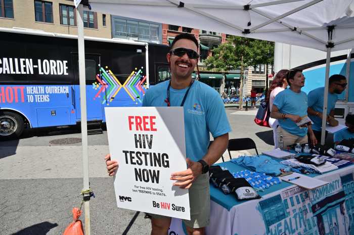 The Community Healthcare Network's booth.