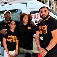 The Harlem United team on National HIV Testing Day in 2025.