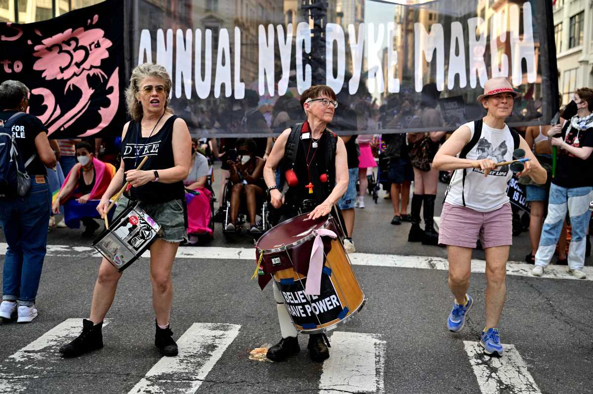 The 2025 NYC Dyke March.
