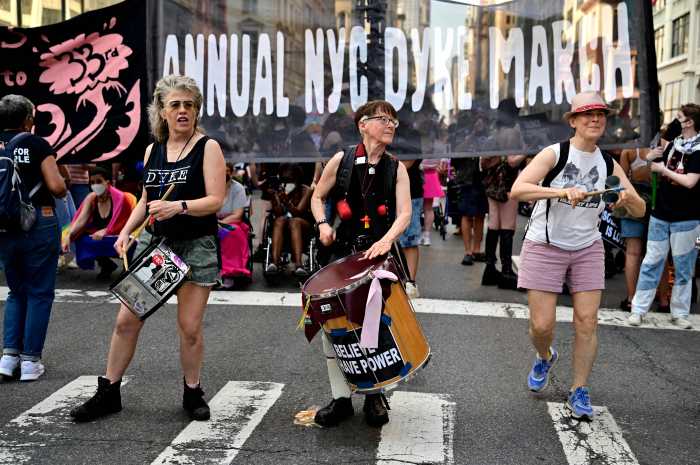 Moving to the beat of the drums.