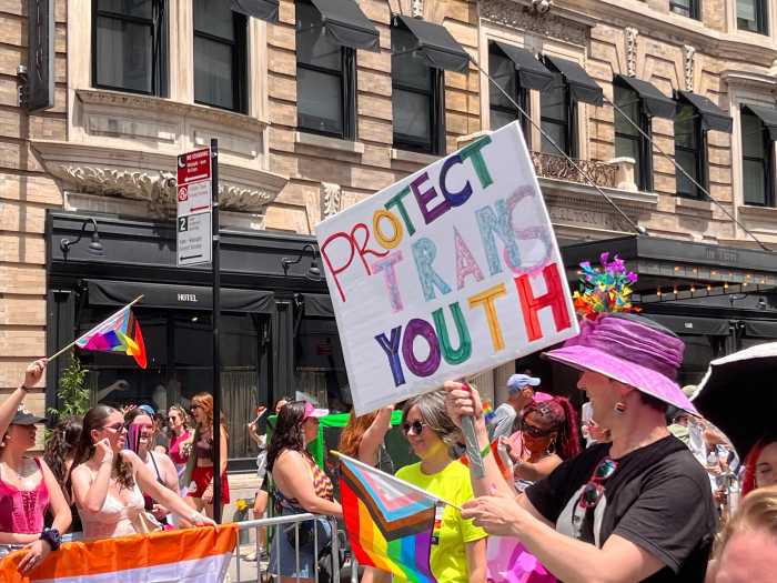 Bringing awareness to the nationwide attacks on trans youth.