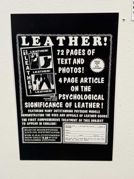 Leather culture has persisted to this day.