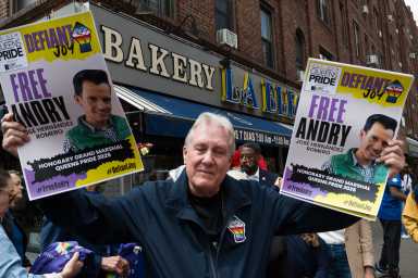 “We will not give up until Andry is freed from that prison in El Salvador,” said former City Councilmember Daniel Dromm, referring to Andry Hernández Romero, a gay Venezuelan asylum seeker who was deported to a notorious prison in El Salvador.