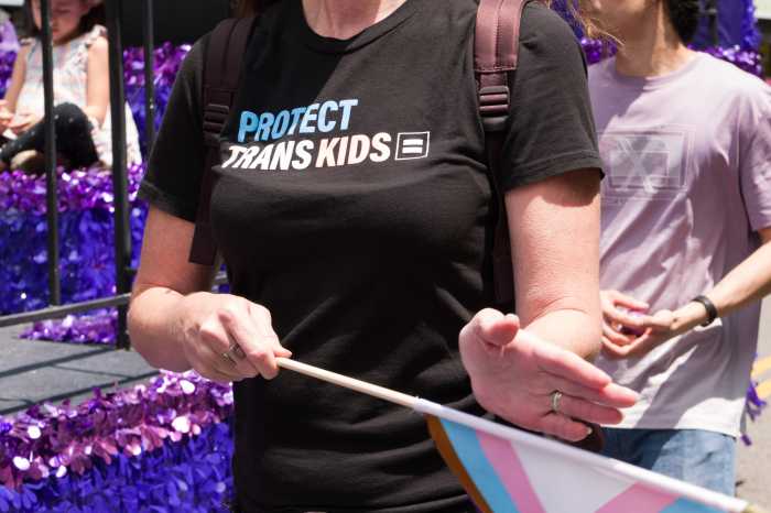 Standing up for trans youth.