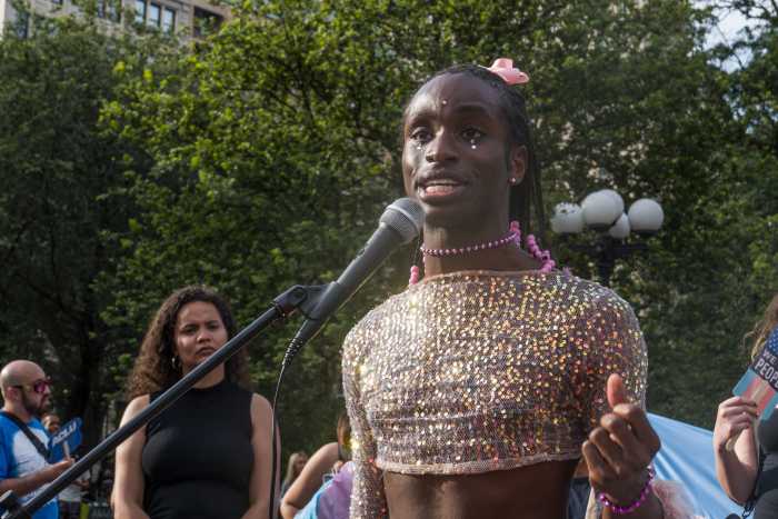 Majé Louverture of the Ali Forney Center.