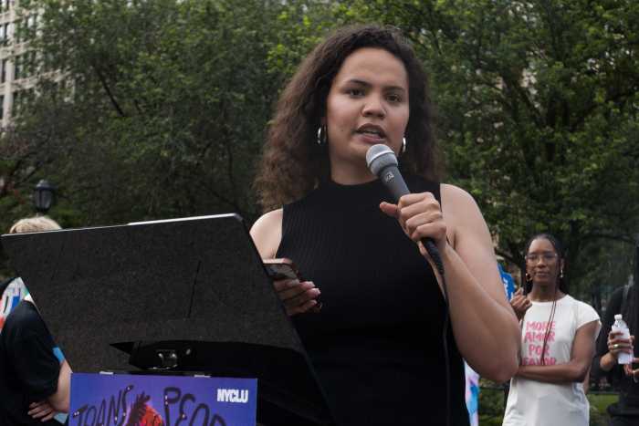 Yanery Cruz of New York Transgender Advocacy Group.