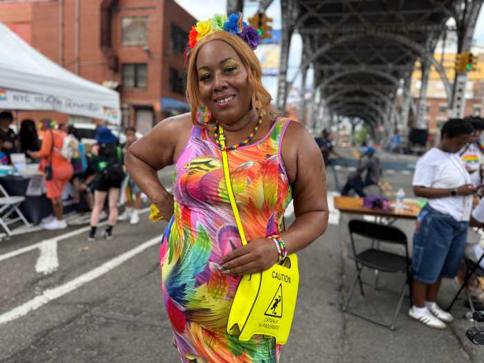 Toniee Harris at Harlem Pride.