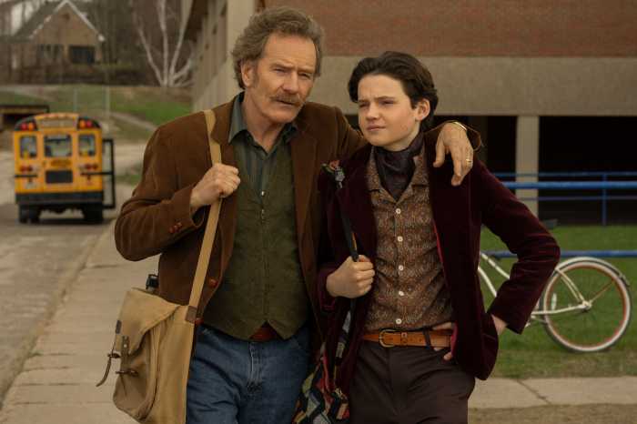 Bryan Cranston and Benjamin Evan Ainsworth in Jon. S. Baird’s "Everything's Going to Be Great." 