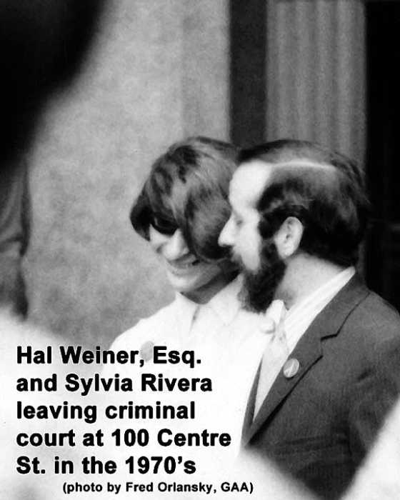 Sylvia Rivera (left) and Hal Weiner (right).