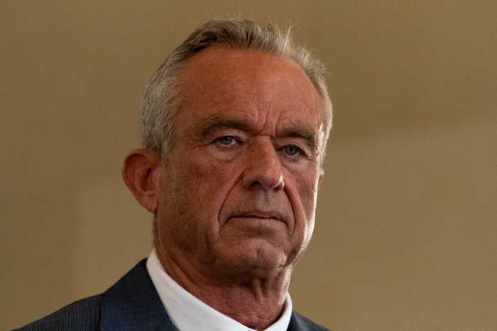 US Health and Human Services Secretary Robert F. Kennedy Jr. listens at a Make Oklahoma Healthy Again kickoff event at the Oklahoma State Capitol in Oklahoma City, Oklahoma, U.S. June 26, 2025.