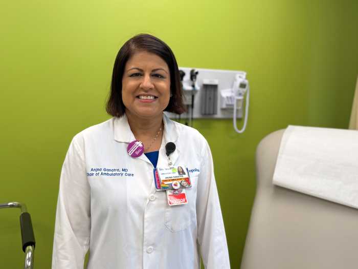 Dr. Angina Ganatra encourages community members to receive care at H+H/Metropolitan's renewed Pride Center.