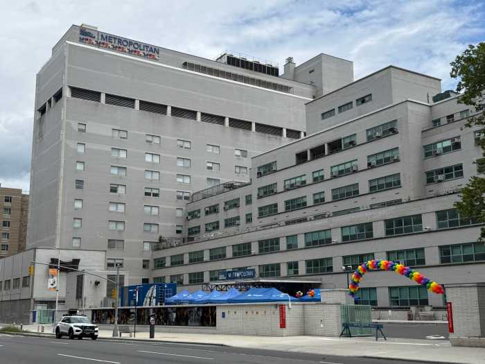 The exterior of Health + Hospitals/Metropolitan.