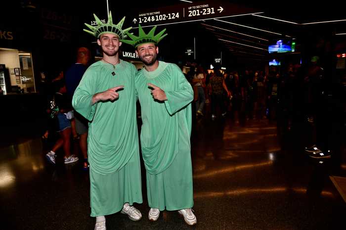 The Statue of Liberty times two!