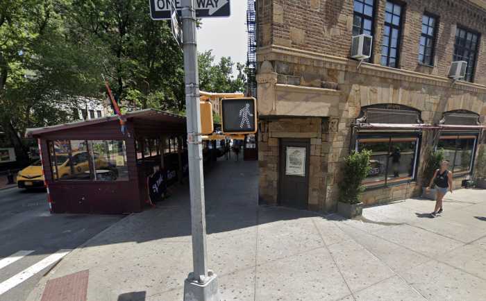 Outside of The Monster in Greenwich Village.