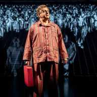 Michael Sheen in "Nye" at the National Theatre.