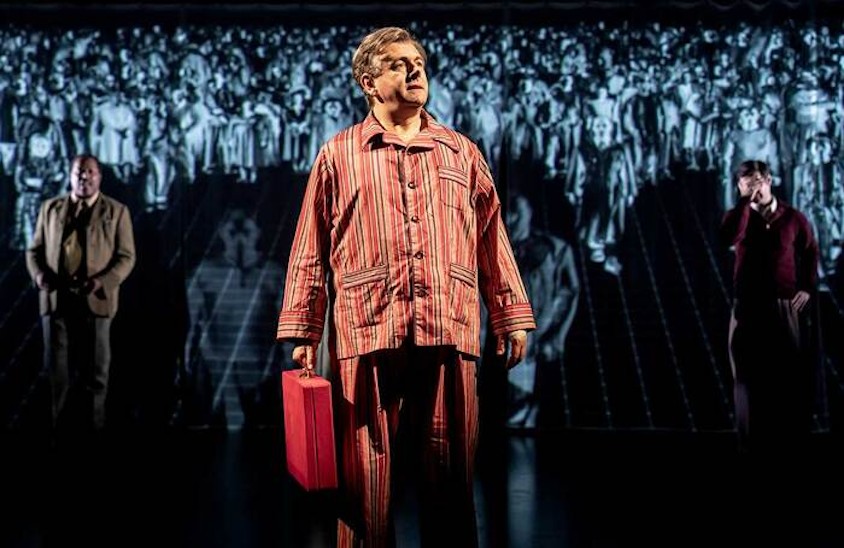 Michael Sheen in "Nye" at the National Theatre.
