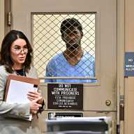 U.S. rapper Lil Nas X, alongside his attorney Christy O'Connor, attends his arraignment at Los Angeles Superior Court in Los Angeles, California, U.S., August 25, 2025.