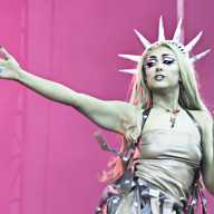 Chappell Roan performs at the 2024 Governor's Ball, where she debuted her new song, "The Subway."