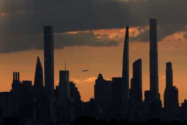 The Manhattan skyline on Aug. 28, 2025.