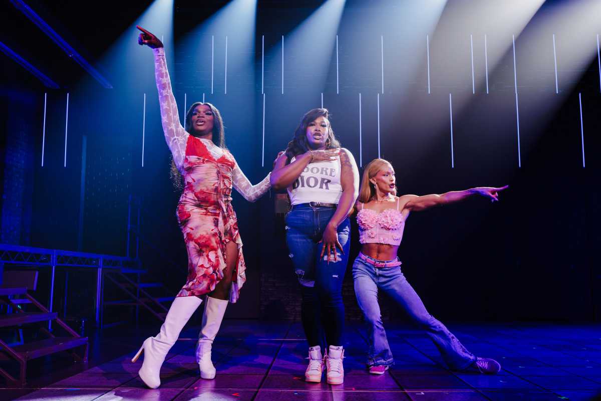 Anania, B Noel Thomas, and Caleb Quezon in NYTW's "Saturday Church."