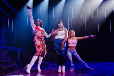 Anania, B Noel Thomas, and Caleb Quezon in NYTW's "Saturday Church."