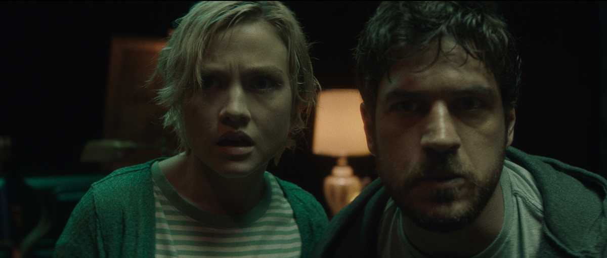 Maddie Hasson and Marco Pigossi in "Bone Lake."