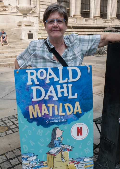 Out lesbian photographer Saskia Scheffer presents Roald Dahl's "Matilda."