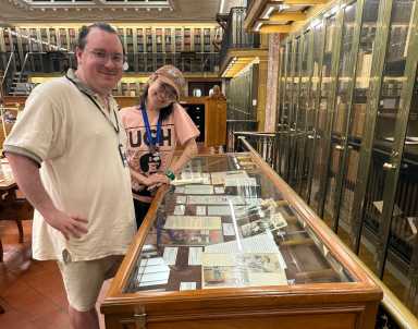 Curators P. Henry (left) and Sal Kimura (right) have been working to uncover LGBTQ history through their project, “Queer Archeology: Reflections on Communal History."