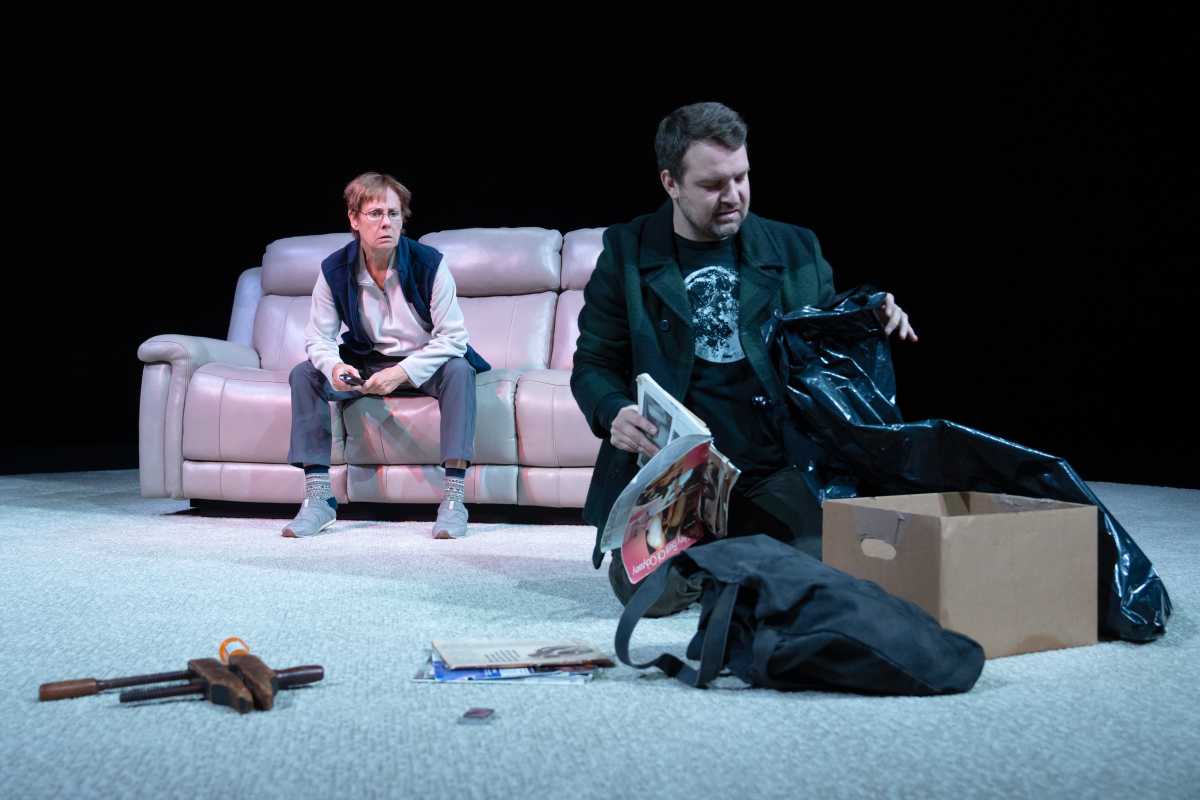 Laurie Metcalf and Micah Stock in "Little Bear Ridge Road."