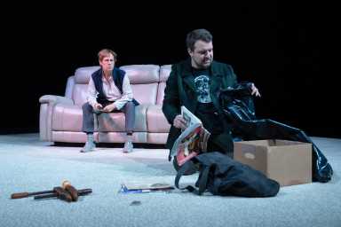 Laurie Metcalf and Micah Stock in "Little Bear Ridge Road."