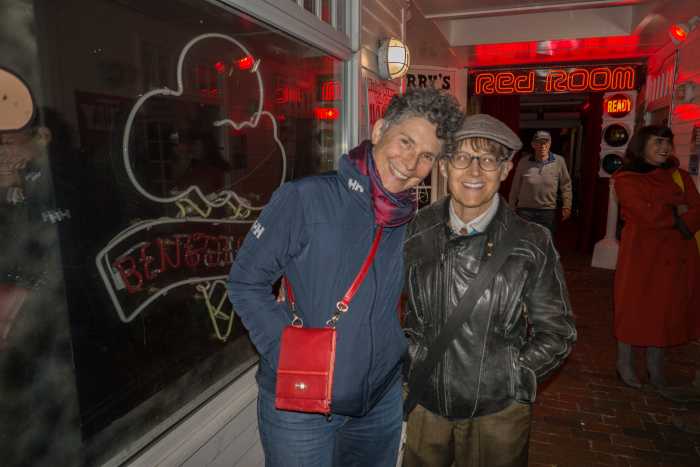 New Yorkers Margaret Morrison and Robin Burdulis.