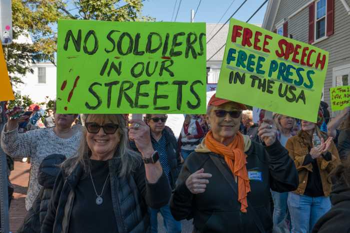 Sending a message to the president.