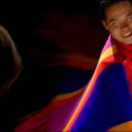 Evan Adams in "The Business of Fancydancing."