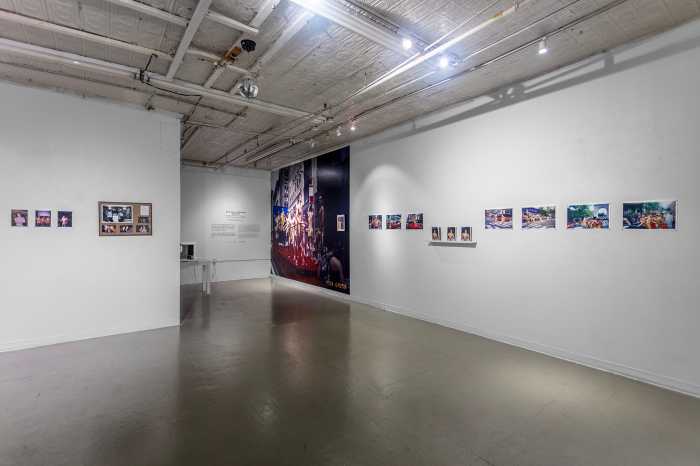 As seen in this exhibition, The Web’s main attraction was its bevy of loinclothed go-go boy dancers.