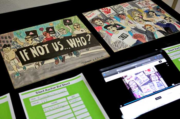 The event featured a silent auction to benefit New Alternatives.