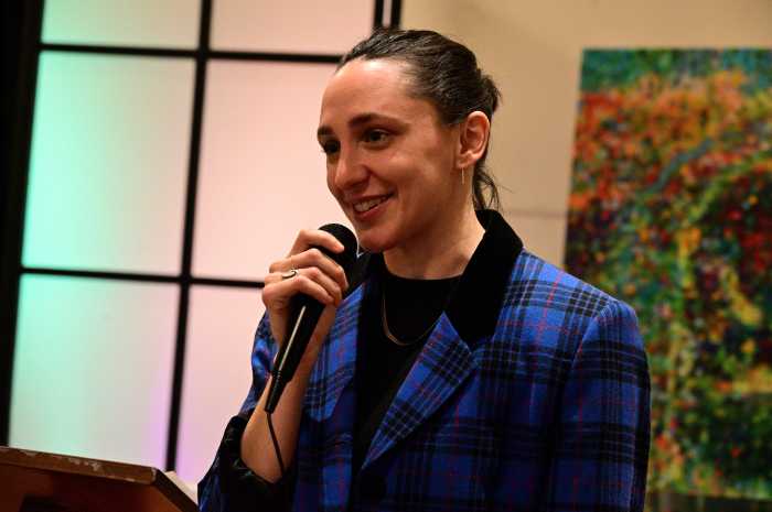 Lauren Patten, a Grammy Award-winning singer and actor, joins the birthday celebration.