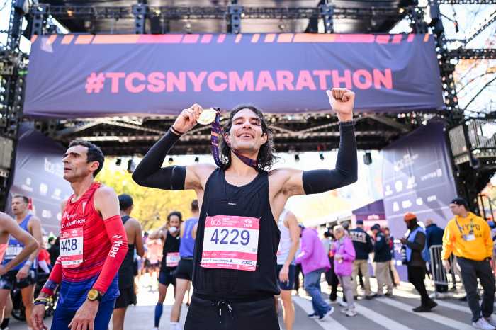 Daniel Mata won the non-binary division with a time of two hours and 41 minutes.