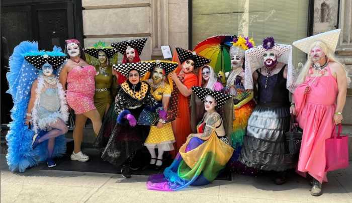 The NYC (dis)Order of Sisters at NYC Pride in 2025.