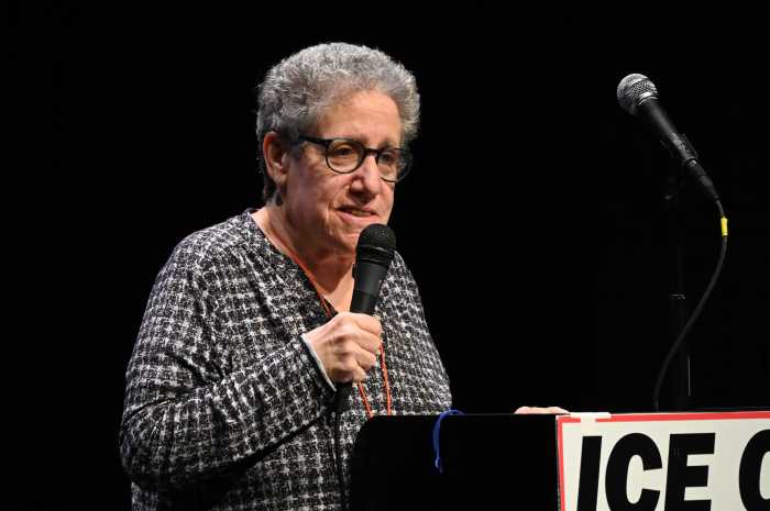 Trudy Rudnick speaks.