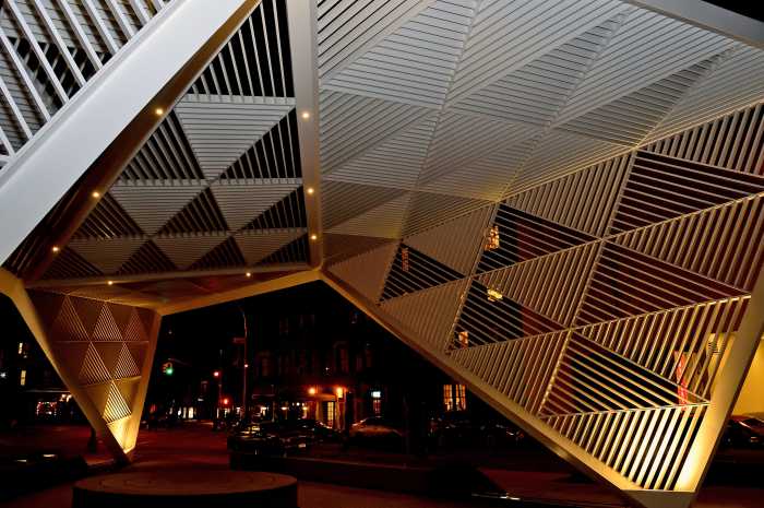 The NYC AIDS Memorial on World AIDS Day. The city issues its annual HIV surveillance report in conjunction with World AIDS Day.
